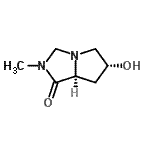CAS#: 173549-72-9， (6R,7aS)-6-Hydroxy-2-Methylhexahydro-1H-Pyrrolo[1,2-c]Imidazol-1-One