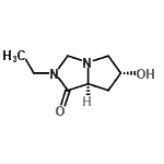 CAS#: 173549-73-0， (6R,7aS)-2-Ethyl-6-Hydroxyhexahydro-1H-Pyrrolo[1,2-c]Imidazol-1-One