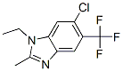 CAS#: 1736-34-1， 6-Chloro-1-Ethyl-2-Methyl-5-(Trifluoromethyl)-1H-Benzimidazole