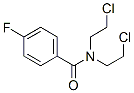 CAS 登录号：1736-40-9， N,N-二(2-氯乙基)-4-氟-苯甲酰胺