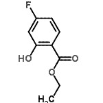 structure of CAS# 1737-21-9, Ethyl 4-fluoro-2-hydroxybenzoate;Ethyl 2-Hydroxy-4-fluorobenzoate;ethyl 4-fluoro-2-hydroxybenzoate;MFCD06205199