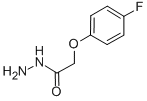 structure of CAS# 1737-62-8, 4-Fluorophenoxyacetic Acid Hydrazide;2-(4-FLUOROPHENOXY)ACETIC ACID HYDRAZIDE;4-FLUOROPHENOXYACETIC ACID HYDRAZIDE;2-(4-FLUOROPHENOXY)ACETOHYDRAZIDE
