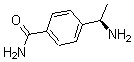 结构式 CAS# 173898-21-0, (R)-4-(1-氨基乙基)-苯甲酰胺