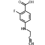 CAS#: 173951-98-9， 2-Fluoro-4-(2-Propyn-1-Ylamino)Benzoic Acid