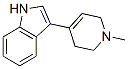 structure of CAS# 17403-03-1, 3-(1-Methyl-1,2,3,6-Tetrahydropyrid-4-Yl)Indole;Mls000120058;Smr000096975;Chemdiv2_002846