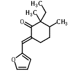 CAS#: 17429-56-0， (6E)-2-Ethyl-6-(2-Furylmethylene)-2,3-Dimethylcyclohexanone