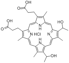 CAS#: 17471-45-3， Hematoporphyrin Hydrochloride