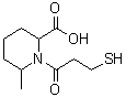 CAS#: 174909-66-1， 6-Methyl-1-(3-Sulfanylpropanoyl)-2-Piperidinecarboxylic Acid