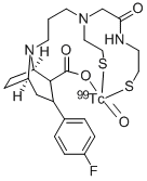CAS#: 175096-66-9， (N-(2-((3'-N'-Propyl-3''beta-(4-fluorophenyl)tropane-2''beta-carboxylic acid methyl ester)(2-mercaptoethyl)amino)acetyl)-2-aminoethanethiolato)technetium-99m(V) oxide