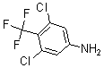 结构式 CAS# 175135-49-6, 3,5-二氯-4-(三氟甲基)苯胺