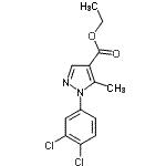 CAS 登录号：175135-70-3， 乙基1-(3,4-二氯苯基)-5-甲基-1H-吡唑-4-羧酸酯