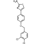 CAS 登录号：175136-16-0， 4-{4-[(3,4-二氯苄基)氧基]苯基}-1,3-噻唑-2-胺