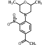 CAS 登录号：175136-73-9， 1-[4-(2,6-二甲基-4-吗啉基)-3-硝基苯基]乙酮