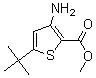 结构式 CAS# 175137-03-8, 3-氨基-5-叔丁基-2-噻吩羧酸甲酯