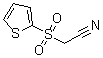 结构式 CAS# 175137-62-9, 2-(2-噻吩基磺酰基)-乙腈