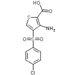 CAS#: 175201-47-5， 3-Amino-4-[(4-Chlorophenyl)Sulfonyl]-2-Thiophenecarboxylic Acid