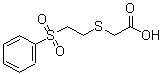 CAS#: 175201-57-7， 2-[[2-(Phenylsulfonyl)Ethyl]Thio]-Acetic Acid