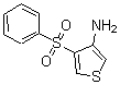 结构式 CAS# 175201-60-2, 4-(苯磺酰基)-3-噻吩胺