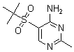 structure of CAS# 175201-85-1, 5-[(1,1-Dimethylethyl)Sulfonyl]-2-Methyl-4-Pyrimidinamine;5-(Tert-Butylsulphonyl)-2-Methylpyrimidin-4-Amine;4-AMINO-5-(TERT-BUTYLSULFONYL)-2-METHYLPYRIMIDINE;5-(TERT-BUTYLSULFONYL)-2-METHYLPYRIMIDIN-4-AMINE