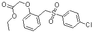 CAS#: 175202-86-5， 2-[2-[[(4-Chlorophenyl)Sulfonyl]Methyl]Phenoxy]-Acetic Acid Ethyl Ester