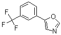 structure of CAS# 175205-48-8, 5-[3-(Trifluoromethyl)Phenyl]Oxazole;5-[3-(Trifluoromethyl)Phenyl]-1,3-Oxazole 97%;5-[3-(Trifluoromethyl)Phenyl]-1,3-Oxazole97%;5-[3-(TRIFLUOROMETHYL)PHENYL]-1,3-OXAZOLE