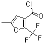 结构式 CAS# 175276-66-1, 5-甲基-2-(三氟甲基)-3-呋喃甲酰氯