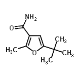 CAS#: 175276-67-2， 2-Methyl-5-(2-Methyl-2-Propanyl)-3-Furamide