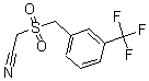 structure of CAS# 175276-81-0, 2-[[[3-(Trifluoromethyl)Phenyl]Methyl]Sulfonyl]-Acetonitrile;2-(3-TRIFLUOROMETHYLPHENYLMETHANESULPHONYL)ACETONITRILE;(3-TRIFLUOROMETHYLPHENYLMETHANESULFONYL)ACETONITRILE;2-{[3-(Trifluoromethyl)Benzyl]Sulfonyl}Acetonitrile