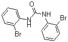 结构式 CAS# 175278-34-9, N,N'-二(2-溴苯基)-脲