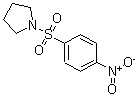 结构式 CAS# 175278-37-2, 1-[(4-硝基苯基)磺酰基]-吡咯烷