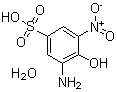 structure of CAS# 175278-60-1, 3-Amino-4-Hydroxy-5-Nitro-Benzenesulfonic Acid Hydrate (1:1);3-Amino-5-Nitro-4-Oxido-Benzenesulfonate;Zinc01908984