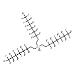 structure of CAS# 175354-31-1, Bromo[Tris(3,3,4,4,5,5,6,6,7,7,8,8,8-Tridecafluorooctyl)]Stannane;Bromotris<wbr>(3,3,4,4,<wbr>5,5,6,6,7<wbr>,7,8,8,8-<wbr> tridecaf<wbr>luoroocty<wbr>l)stannane;Tris(1H,1H,2H,2H-perfluorooctyl)tin bromide;Tris(3,3,<wbr>4,4,5,5,6<wbr>,6,7,7,8,<wbr>8,8-tride<wbr>cafluoroo<wbr>ctyl)tin <wbr>bromide