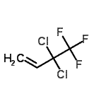 结构式 CAS# 175400-95-0, 3,3-二氯-4,4,4-三氟-1-丁烯