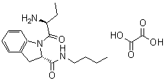 CAS#: 175553-48-7， (2S)-1-[(2S)-2-Aminobutanoyl]-N-Butyl-2-Indolinecarboxamide Ethanedioate (1:1)