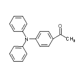 结构式 CAS# 1756-32-7, 1-[4-(二苯基氨基)苯基]乙酮