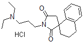 CAS#: 17592-97-1， N-(gamma-Diethylaminopropyl)-1,2,3,4-tetrahydronaphthalene-1-spirosuccinimide hydrochloride