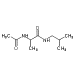 CAS#: 176249-91-5， N<Sup>2</Sup>-Acetyl-N-Isobutylalaninamide