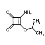 CAS 登录号：176261-90-8， 3-氨基-4-异丙氧基-3-环丁烯-1,2-二酮
