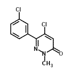 CAS#: 176299-96-0， 5-Chloro-6-(3-Chlorophenyl)-2-Methyl-3(2H)-Pyridazinone