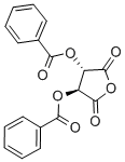 structure of CAS# 17637-11-5, (+)-Dibenzoyl-L-Tartaric Anhydride;[4-(Benzoyloxy)-2,5-Dioxo-Tetrahydrofuran-3-Yl] Benzoate;Benzoic Acid [2,5-Dioxo-4-(Oxo-Phenylmethoxy)-3-Tetrahydrofuranyl] Ester;Benzoic Acid [4-(Benzoyloxy)-2,5-Diketo-Tetrahydrofuran-3-Yl] Ester