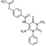 CAS#: 176379-36-5， 4-[(6-Amino-3-Methyl-2,4-Dioxo-1-Phenyl-1,2,3,4-Tetrahydro-5-Pyrimidinyl)Carbamoyl]Phenyl Acetate
