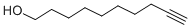 结构式 CAS# 17643-36-6, 9-癸炔-1-醇