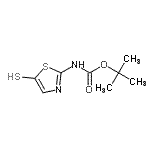 CAS#: 176658-54-1， 2-Methyl-2-Propanyl (5-Sulfanyl-1,3-Thiazol-2-Yl)Carbamate