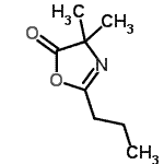 CAS#: 176664-98-5， 4,4-Dimethyl-2-Propyl-Oxazol-5-One