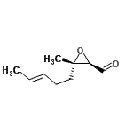 CAS#: 176778-27-1， (2R,3S)-3-Methyl-3-[(3E)-3-Penten-1-Yl]-2-Oxiranecarbaldehyde