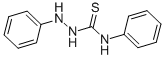 structure of CAS# 1768-59-8, N,2-Diphenyl-Hydrazinecarbothioamide;Bas 00293422;12C-045;Ai3-03696