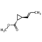 CAS#: 176852-12-3， Methyl (1R,2S)-2-[(1E)-1-Propen-1-Yl]Cyclopropanecarboxylate