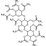 CAS#: 17690-94-7， 2,3,4,6-Tetra-O-Acetylhexopyranosyl-(1->4)-2,3,6-Tri-O-Acetylhexopyranosyl-(1->4)-1,2,3,6-Tetra-O-Acetylhexopyranose