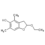 CAS#: 176910-23-9， 2-Ethoxy-4,6-Dimethyl-2,3-Dihydro-1-Benzofuran-5-Ol