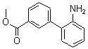 structure of CAS# 177171-13-0, 2'-Amino-[1,1'-Biphenyl]-3-carboxylic Acid Methyl Ester;2'-AMINO-BIPHENYL-3-CARBOXYLIC ACID METHYL ESTER;METHYL 2'-AMINO[1,1'-BIPHENYL]-3-CARBOXYLATE;Methyl 3-(2-Aminophenyl)Benzoate